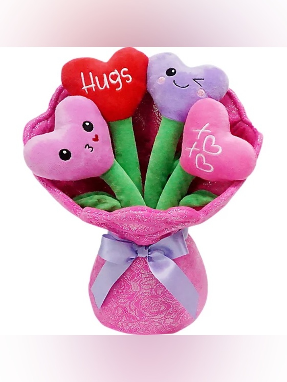 Valentine’s Day Heart Bouquet Plushie